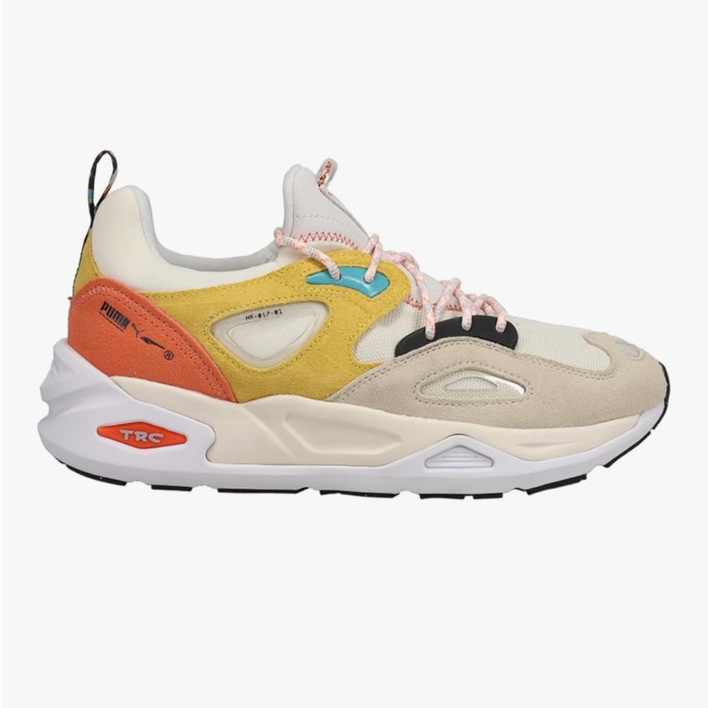 Puma Cream, Yellow & Orange Retro-Style Runner